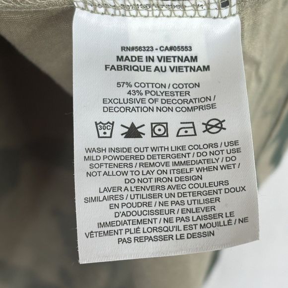 Nike Dri-Fit‎ T-Shirt Mens Small Camo Training Tee CU8519-342 Short Sleeve Crew - Picture 8 of 12